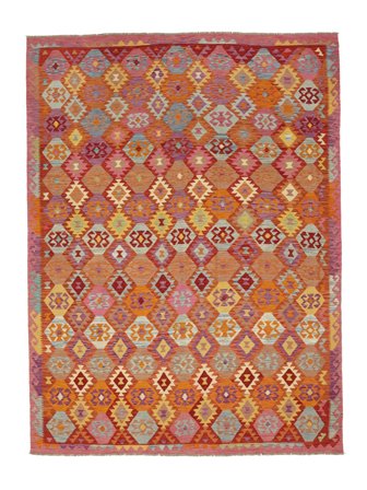 Kelim Afghan Old Style Teppe 257X333 Stort Ull, Afghanistan
