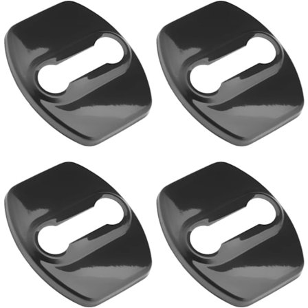 Sett med 4 beskyttelseshetter for bildørlåser - korrosjonsbestandig - b