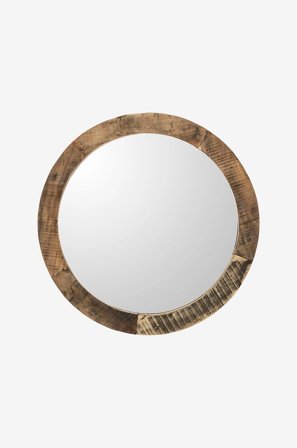 Halvor Bakke - Fausko Rundt speil - Brun - Speil - Fra Homeroom