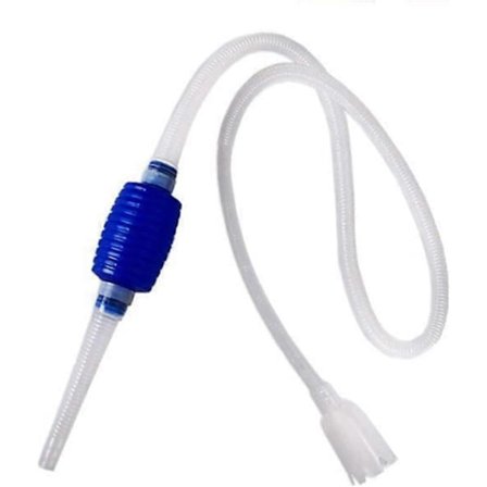 Akvarium Sifon Grus Vandfilter Håndholdt Rengøringsværktøj Vandskifter Luftpumpe Tilbehør (Hvid, 143CM) (LGL)