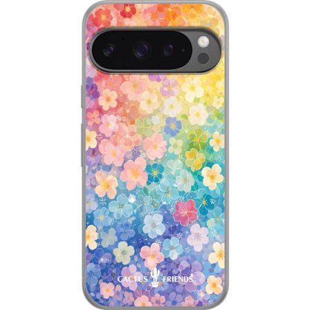 Kompatibelt Mobildeksel til Google Google Pixel 9 Pro XL Cactus and Friends – RainbowBloom