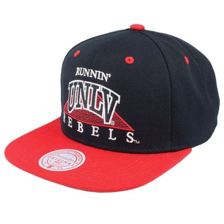 Mitchell & Ness - College Svart snapback Keps - University Of Nevada L.v. Monument Black/Red Snapback @ Hatstore