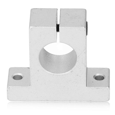 4 stk Lineær Skinne Støtte Vertikal Aluminium Legering Sett Kit for 25mm Stang Aksel SK25