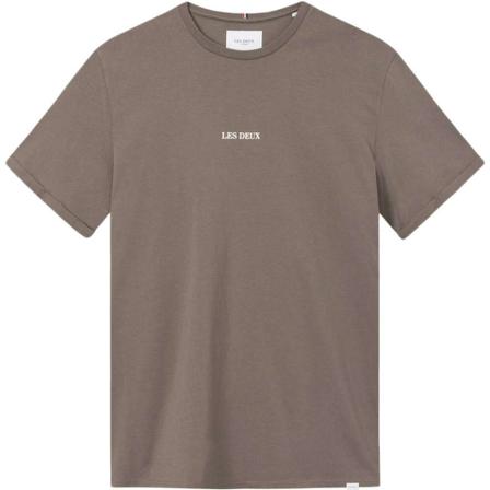 Les Deux Lens t-shirt , Bruin , Heren , Maat: S
