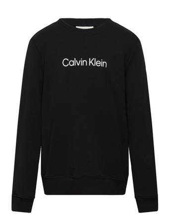 Inst. Logo Regular Cn Tops T-shirts Long-sleeved T-shirts Black Calvin Klein