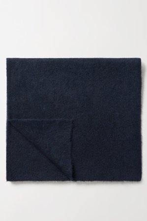Soft Goat - Alpaca Scarf - Schal aus Kaschmir - One Size - Navy