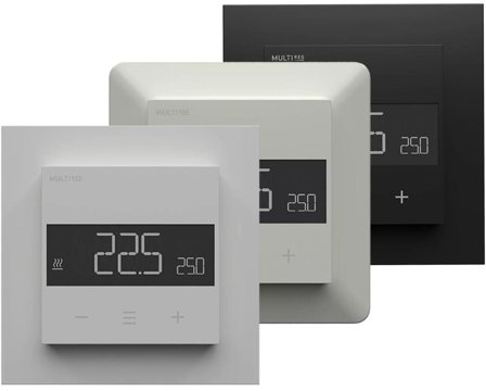 Multireg Termostat 3600W 16A Sort