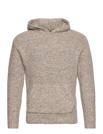 Anf Mens Sweaters Hettegenser Genser Beige Abercrombie & Fitch