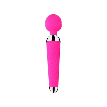 10 Frekvens Silikon Massage Vibrator för Kvinnor (Rosa)
