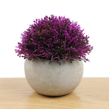 Konstgjord miniplanta i kruka, konstgjorda växter, eukalyptus, rosmarin