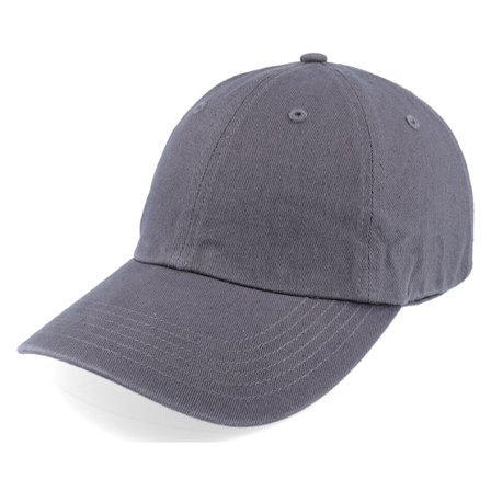 Richardson - Šedá unconstructed Kšiltovka - R55 Solid Charcoal Dad Cap @ Hatstore