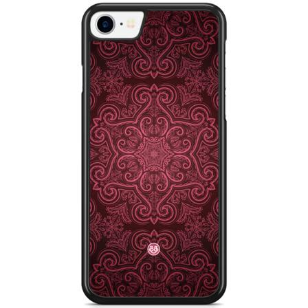 Bjornberry Skal Iphone 8/se (2020/2022) - Röd Retromönster