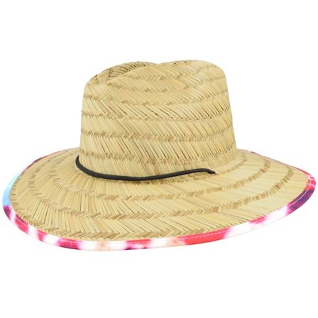 Brixton - Beis straw Sombrero - Messer Sun Hat Tan/Acid Tie Dye Straw Hat @ Hatstore
