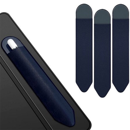 Pennholder Kompatibel med Pencil (Pro 1. og Gen), [Styluspenner Beskyttet og Sikker] Veske med Selvklebende Hylse Festet til Deksel for Styluspenner