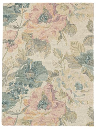 Bloom 200X300 Beige/Multicolor Floral Rug