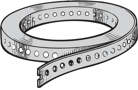 ESSVE 396660841 Stålband rostfritt, A2, 10 meter 30 x 1 mm, Beslag