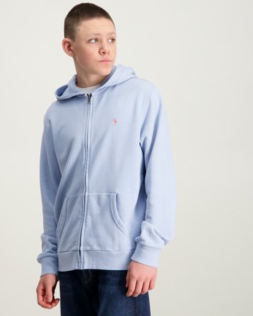 Polo Ralph Lauren French Terry Full-Zip Hoodie Blau Hoodies/Kapuzenpullover Jungen - Kids Brand Store