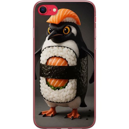 Apple iPhone 8 Gjennomsiktig deksel Sushi pingvin