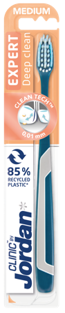 Jordan Clinic Expert Deep Clean tannbørste medium 1 stk