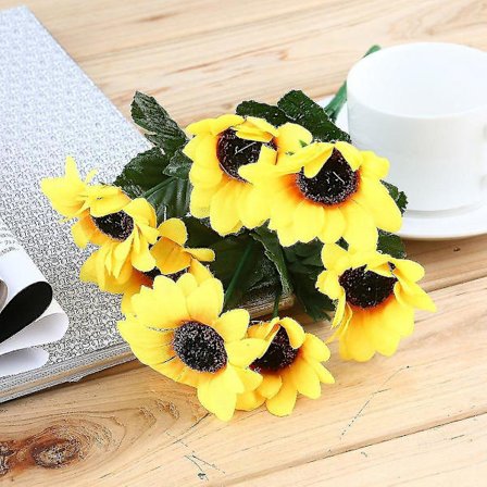 Seven Heads Beauty Konstgjord Solros i Silke