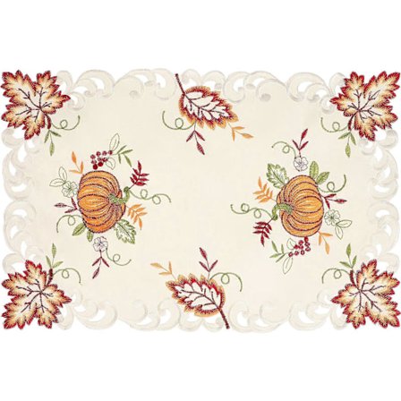 Koristeellinen tabletti Thanksgiving Kurpitsa Syksy Vaahteranlehti Kuvio Pöytätabletti