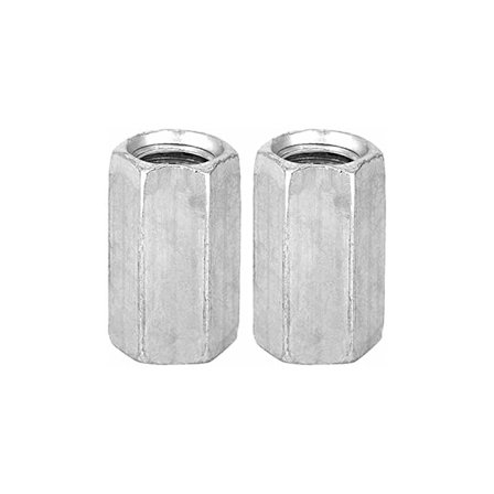 10 stk M8 lange muttere, M8 20mm sekskant avstandsstykke rustfritt stål gjengede sokkel gjengede festemidler (M8 x 20)