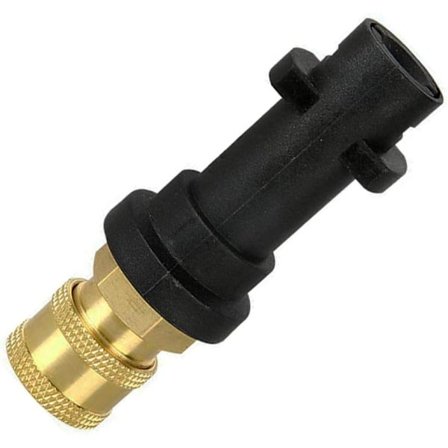 Høytrykksspylerpistoladapter med 1/4'' hun hurtigkobling kompatibel med Karcher/Kärcher K-serien K2, K3, K4, K5, K6, K7 høytrykksspylere