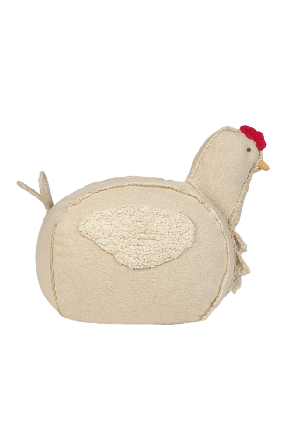 LORENA CANALS Puff Kyckling Barnmöbler Unisex Beige 60 cm