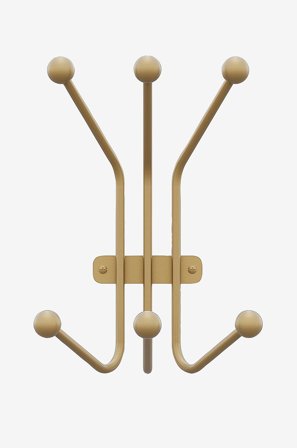 Hanah Home - Vægkrog i metal - myre - Guld - Småopbevaring - Fra Homeroom