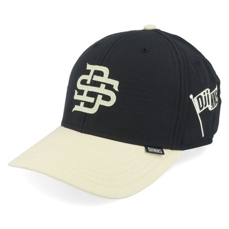 Djinns - Svart adjustable Keps - Truefit Future Ripstop Black/Creme Adjustable @ Hatstore
