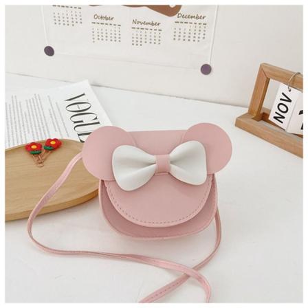 Mini skuldertasker Lille taske PINK&WHITE pink&white