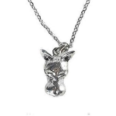 Halsband med hundhänge i metall Handgjorda öppna ringar med hundmotiv för kvinnor och flickor Modeaccessoarer för vardagsbruk och fester (halsband 2)