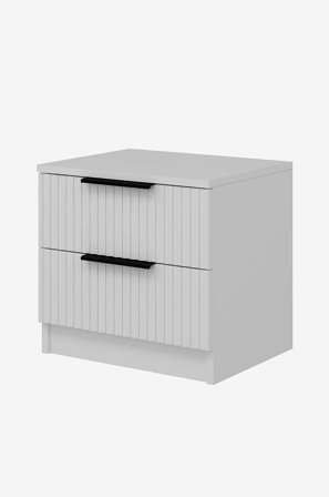 Hanah Home - Yöpöytä Mimi - Valkoinen - Yöpöydät - - Homeroom