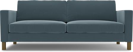IKEA - Fodera per divano letto Karlstad, Duck Egg, Velluto - Bemz