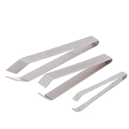 Rostfritt stål Fish Bone Remover Tång Pincer Puller Pincett