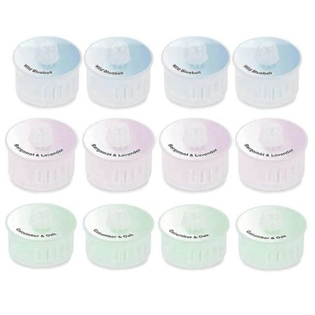 12-pack Doftkapslar Luftfräschare för ECOVACS Deebot T9 T9 MAX T9 Power T9 AIVI Tillbehör