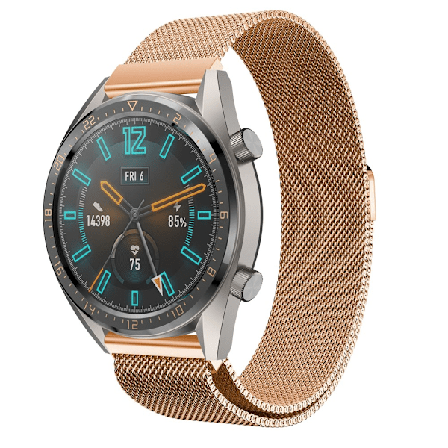 Milanese-silmukkaranneke Huawei Watch GT/GT 2 46mm/GT 2e - Rose Gold