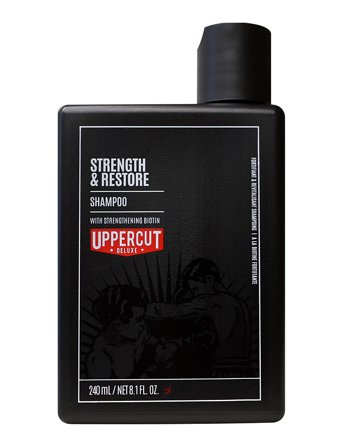 UpperCut Strength & Restore Shampoo - Black - 240 ml