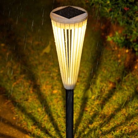 2 Pack Solar Pathway Lights Lawn Lamps