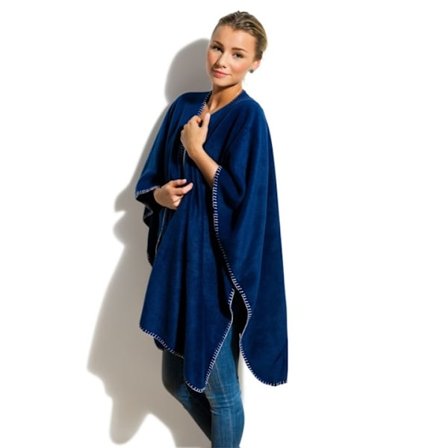 Nightingale Fleece Poncho, Marin