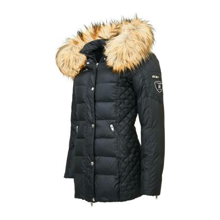 Rockandblue Beam Padded Frakke Sort, Dame Vinterjakker, Størrelse: 2XL
