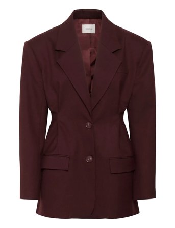 Gzpaula Waist Blazer Burgundy Gestuz