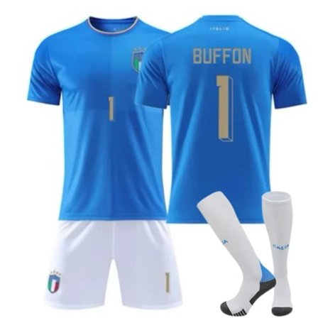 22-23 Italien Hjemmesæt #1 Gianluigi Buffon Uniform Fodboldtrøje
