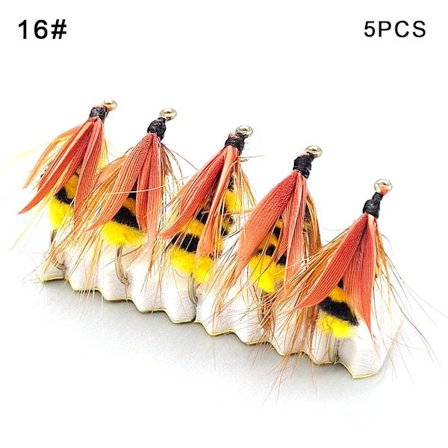 Bee Flugfiske Lure Woolly Worm Lure 16 16