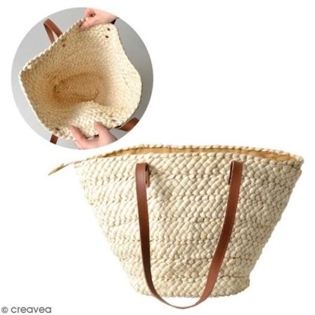 Dekorera korg - ARTEMIO - 45 x 30 cm - Vide - Beige - Blandet