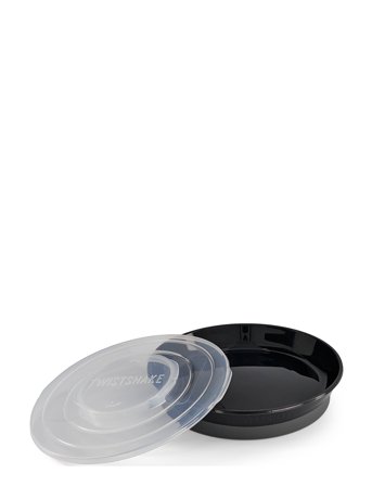 Twistshake Twistshake Plate 6+M Black - Black - ONE SIZE