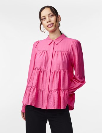 YAS Yaspala Ls Shirt S. Noos - Pink - XS