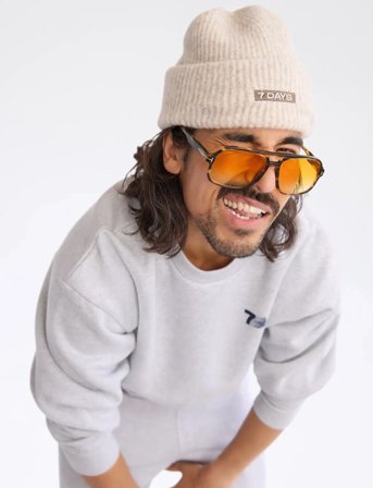 7 DAYS Active Beanie - Beige - ONE SIZE