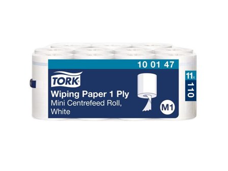 Tork Torkrulle Mini M1 1-lagers vit - Lyreco - Städ och hygien - Toalettpapper och torkpapper - Torkrullar