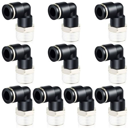 10-paknings trykk for å koble til rørfitting PNEUMATISK hannalbue hurtig